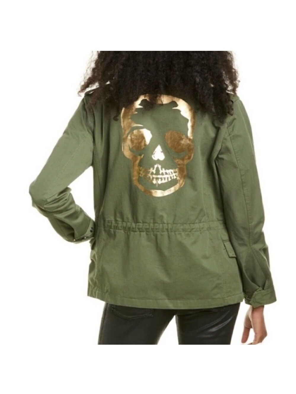 Zadig & Voltaire Kayak Skull Military Jacket Size Small